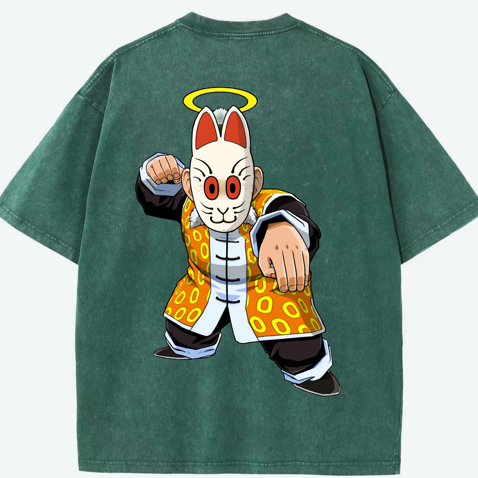 （画像用） ドラゴンボール DRAGON BALL 綿100% ヴィンテージ風 半袖Tシャツ（背面プリント）
